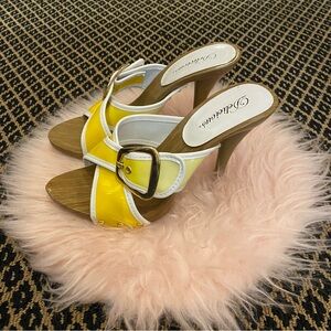 Delicious Yellow and White Heels